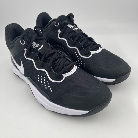 NEW! Nike Men’s Fly.By Mid 3 Black White Athletic Basketball Shoes - Size 10.5 - Picture 11 of 11